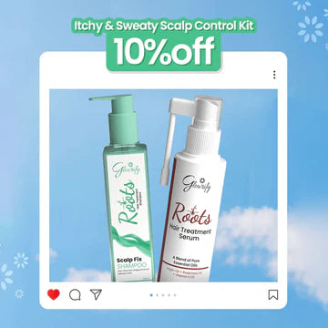 Roots Refreshing Hair Care Bundle (Roots Botanical Hair Serum 120ml + Roots Hair Refreshing Shampoo 200ml)
