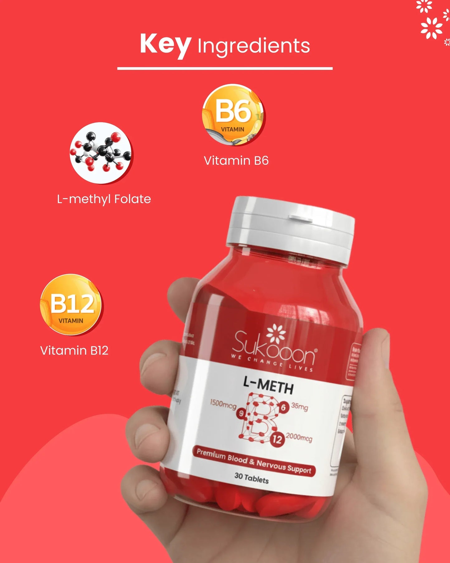 L-Meth Tablets | Folate Nutrition Support