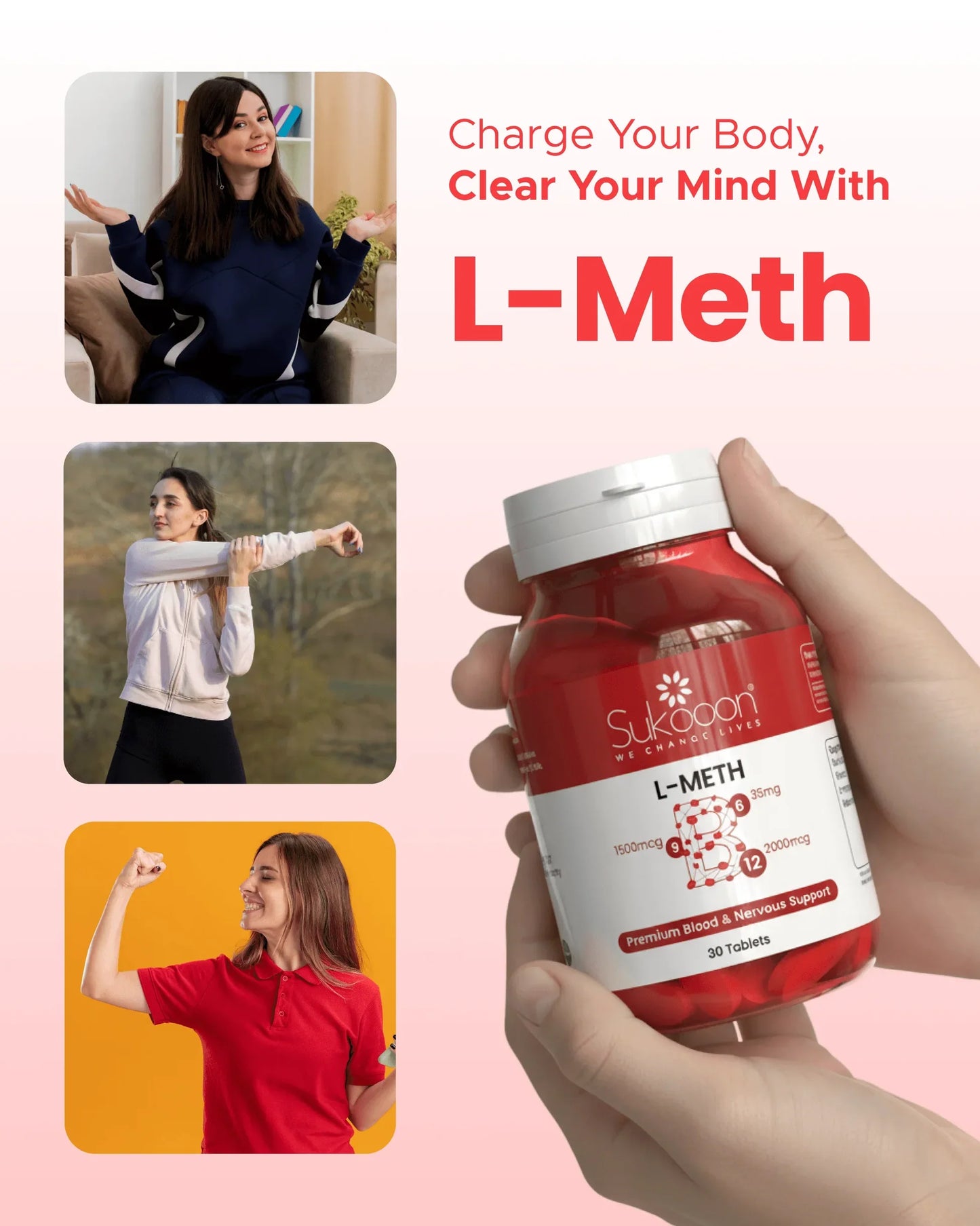 L-Meth Tablets | Folate Nutrition Support